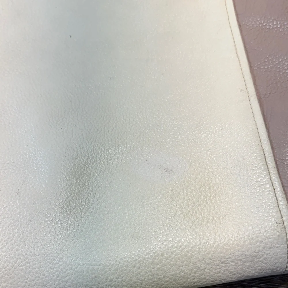 Auth COACH Park Color Block Hobo F31304 Cream Gray Leather - Handbag